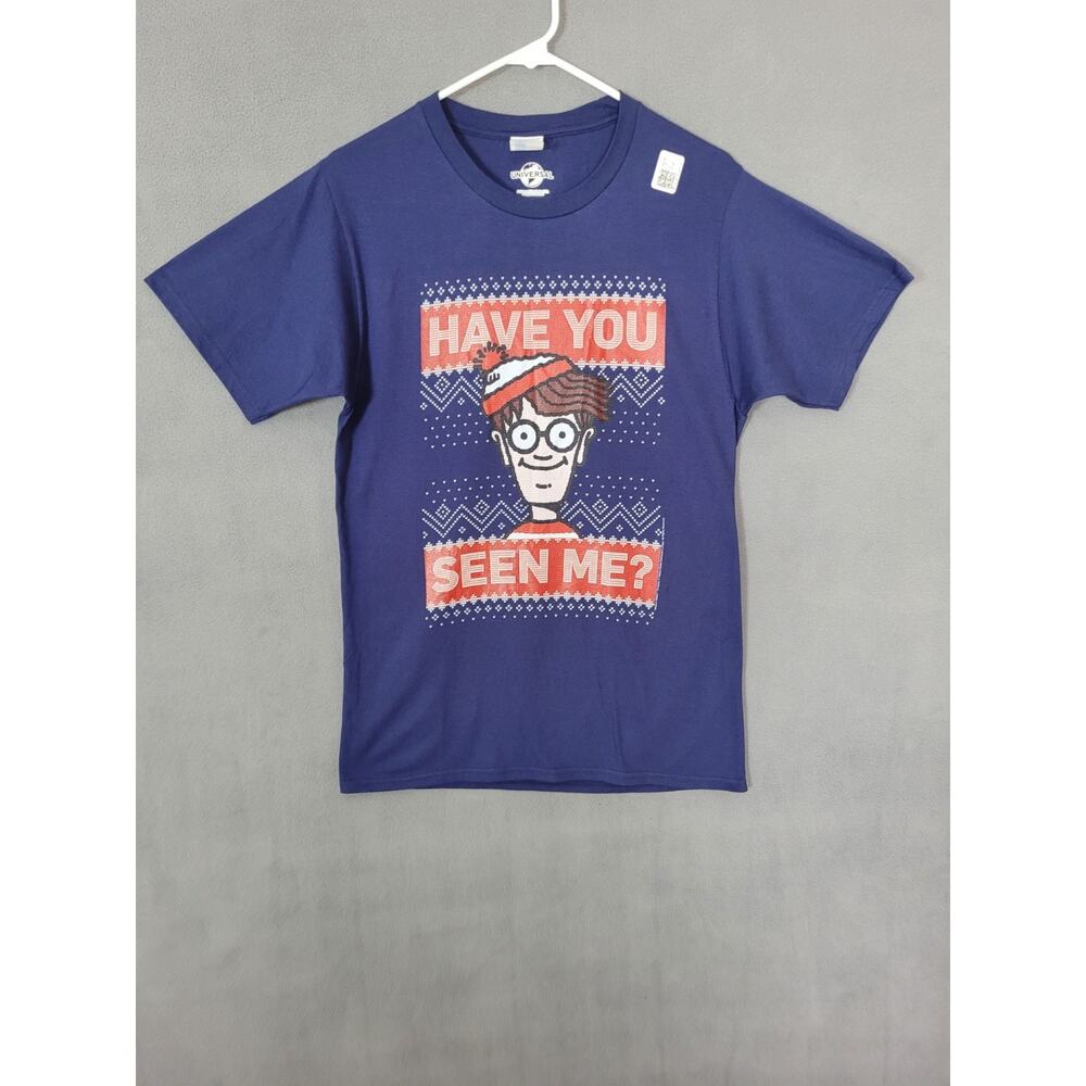Where's Waldo Christmas Have You Seen Me T-Shirt Mens Small